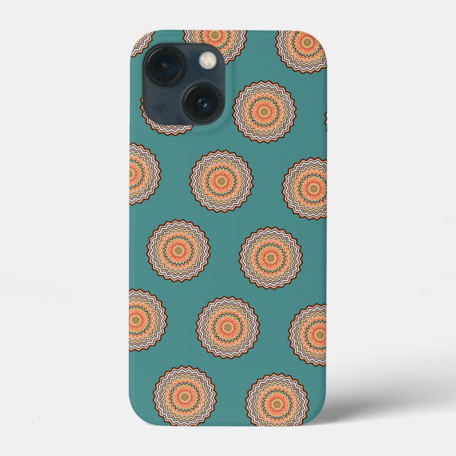 Mandala Zigzag Pattern Case-Mate iPhone Case (Back)