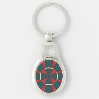 Mandalaic kaleidoscope keychain