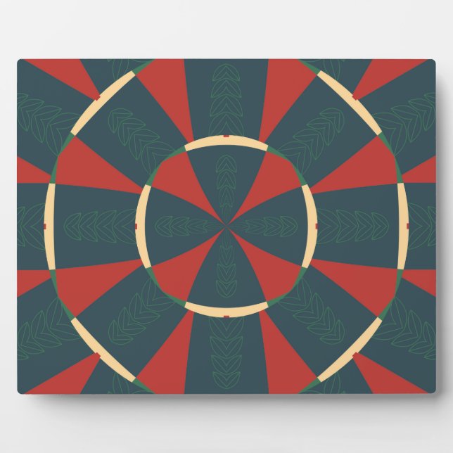 Mandalaic kaleidoscope plaque (Front)