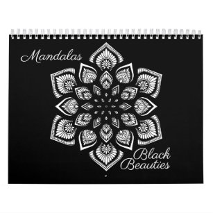 Mandalas Adult Malbuch - Black Beauties Calendar