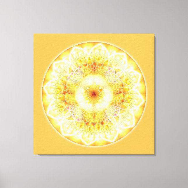 Mandalas de guérison et éveil, no 1, toile (Recto)