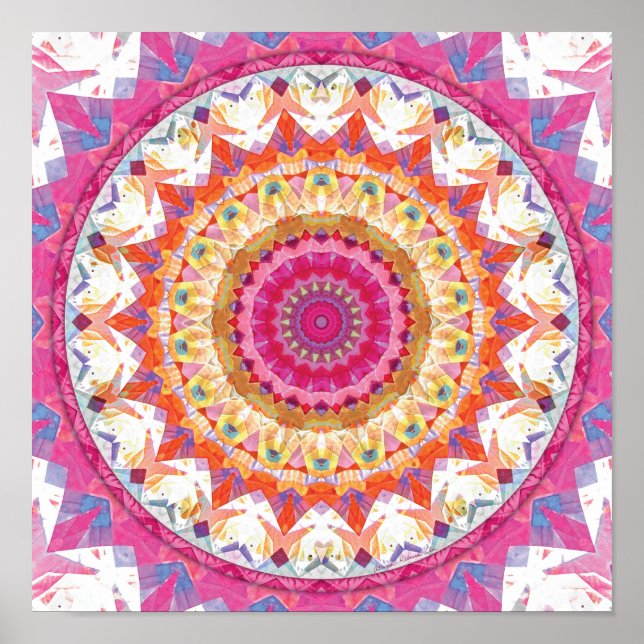 Mandalas de pardon et de publication 3 Poster (Devant)