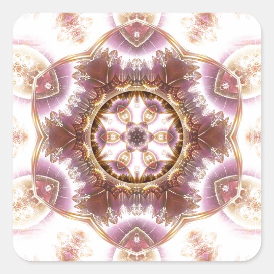 Mandalas from the Heart of Change 14, Gift Items Square Sticker