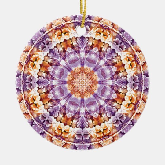 Mandalas from the Heart of Change 19, Gift Items Ceramic Ornament