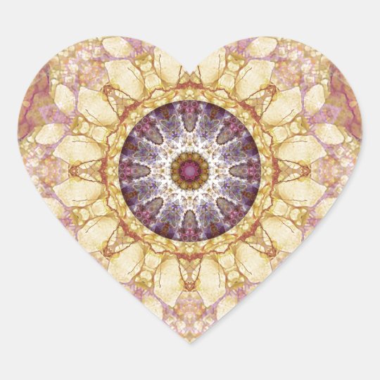 Mandalas from the Heart of Change 2, Gift Items Heart Sticker