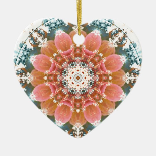 Mandalas from the Heart of Change 9, Gift Items Ceramic Ornament