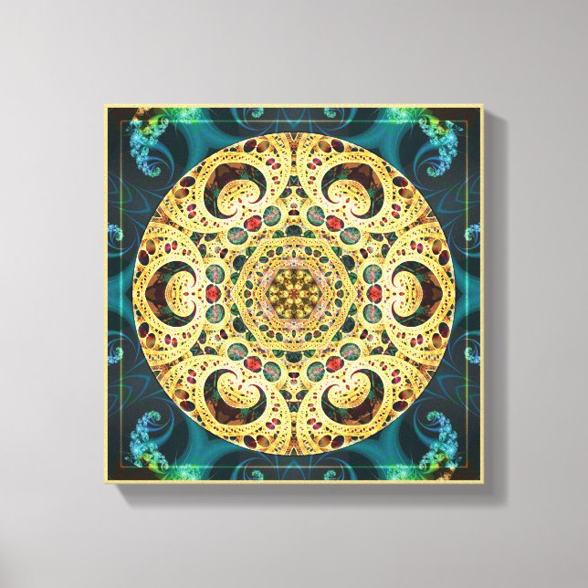 Mandalas from the Heart of Freedom 22 Canvas Print (Front)