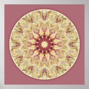 Mandalas from the Heart of Peace, No. 2 Poster