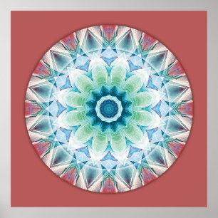 Mandalas from the Heart of Transformation, No. 3 Poster