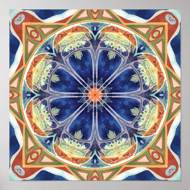 Mandalas of Forgiveness and Release 8 Poster (Front)