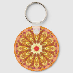 Mandalas of Transformation No. 5 Keychain