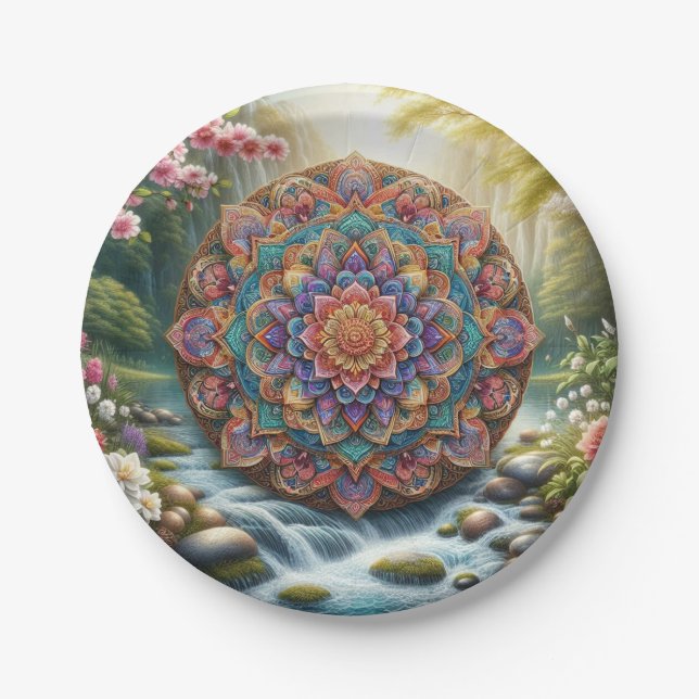 mandalla paper plate (Front)