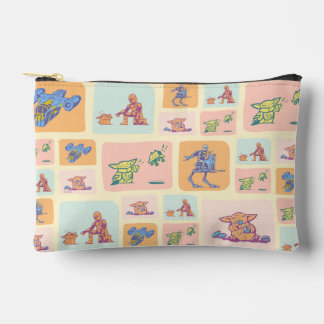 Mandalorian and Grogu Storybook Pattern Accessory Pouch