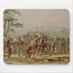Mandan Archery Contest, c.1832 Mouse Pad