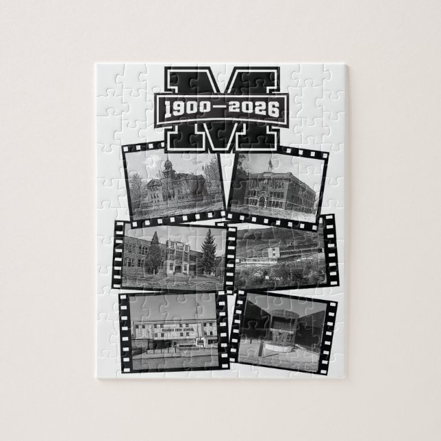 Mandan Braves All Class Reunion Puzzle (Vertical)