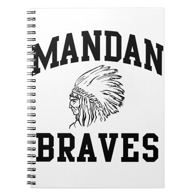 Mandan Braves Notebook (Front)