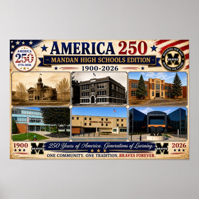 Mandan High Schools Poster (Front)