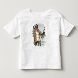 Mandan Indian Ha-Na-Tah-Muah, Wolf chief Toddler T-shirt