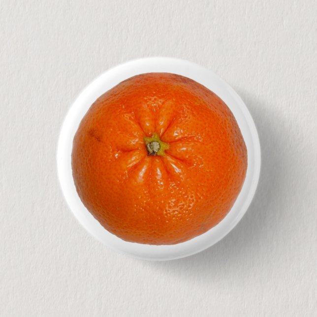 MANDARIN 2 1 INCH ROUND BUTTON (Front)