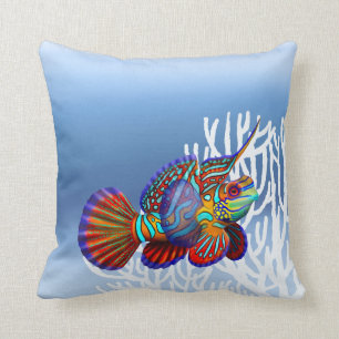 Mandarin Dragonet Goby Reef Fish Pillows
