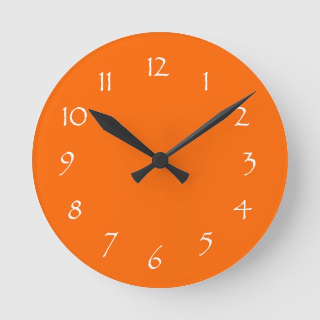 Mandarin Dream Round Clock (Front)