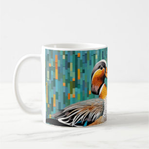 Mandarin Duck Animal Bird Art Decor  Coffee Mug