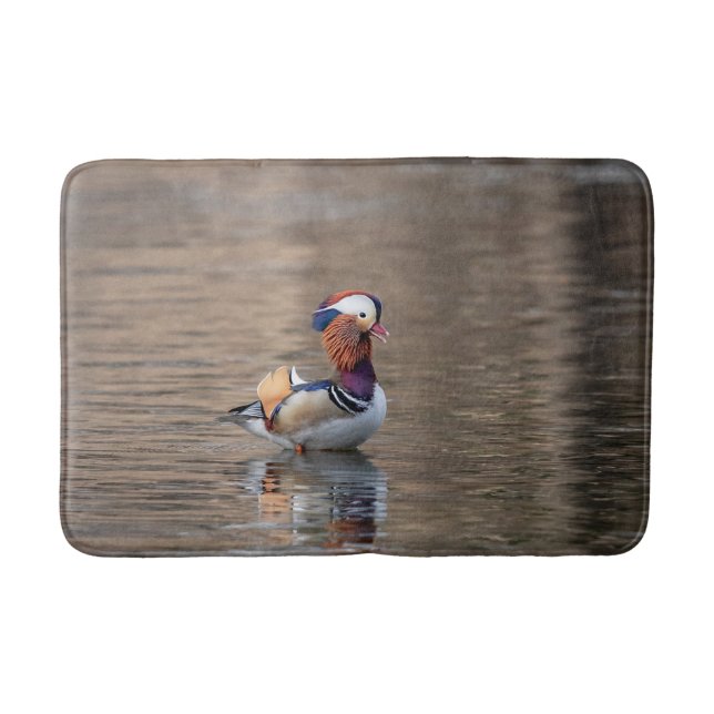 Mandarin Duck Bath Mat (Front)