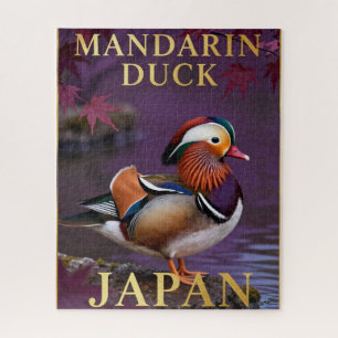 🦆 Mandarin Duck Japan Exotic Bird Jigsaw Puzzle