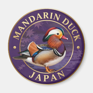 🦆 Mandarin Duck Japanese Wildlife Magnet