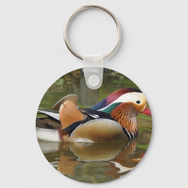 mandarin duck keychain (Front)