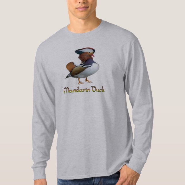 Mandarin Duck Long T-Shirt (Front)
