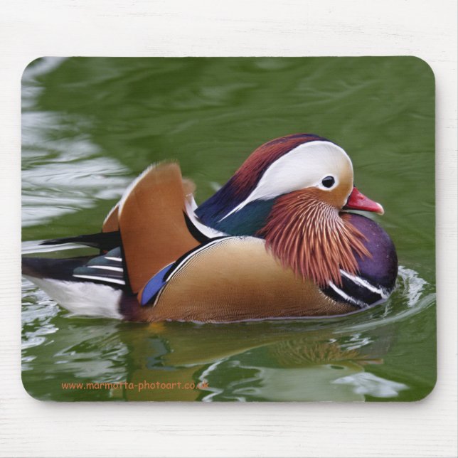 Mandarin Duck Mousemat Mouse Pad (Front)