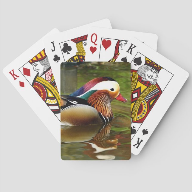 Mandarin Duck Playing Cards (Back)