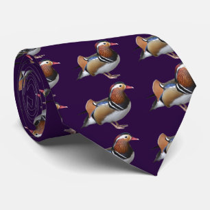 Mandarin duck tie