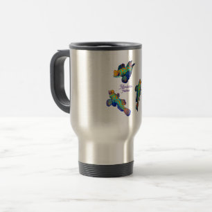 Mandarin Fishes  Travel Mug