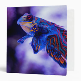 Mandarin Goby Fish 3 Ring Binder