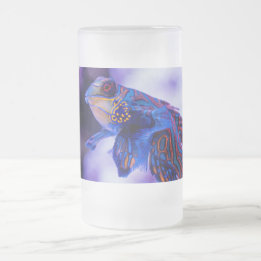 Mandarin Goby Fish Frosted Glass Beer Mug