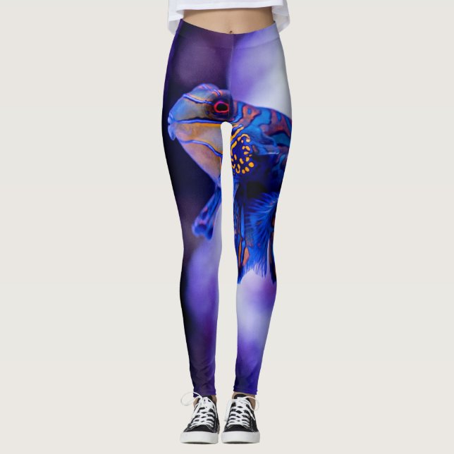 Mandarin Goby Fish Leggings (Front)