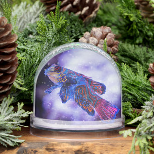 Mandarin Goby Fish Snowglobe