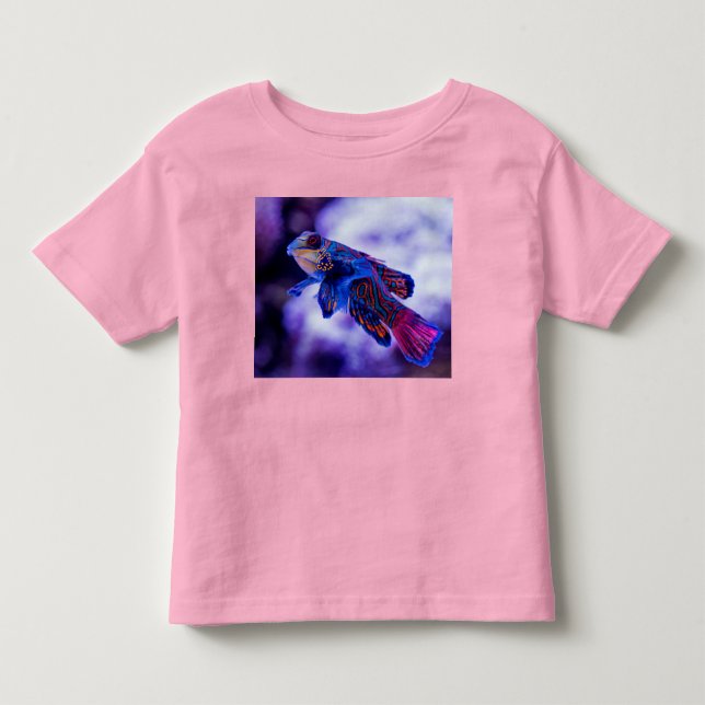 Mandarin Goby Fish Toddler T-Shirt (Front)