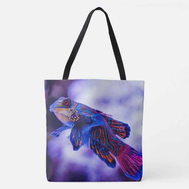 Mandarin Goby Fish Tote Bag (Front)