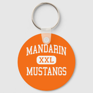 Mandarin - Mustangs - High - Jacksonville Florida Keychain