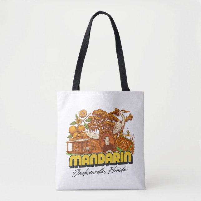Mandarin Neighbourhood Tote Bag (Front)