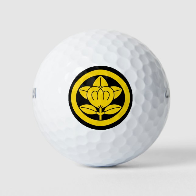 Mandarin orange in circle golf balls (Front)