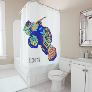 Mandarinfish cartoon illustration