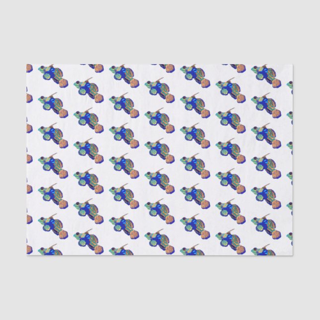 Mandarinfish cartoon illustration  tissue paper (Front)