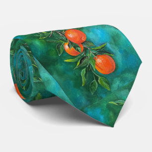 Mandarins on a Winter's Night by Alfred Fox Tie