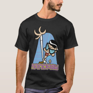 Mandark Character Name Graphic T-Shirt