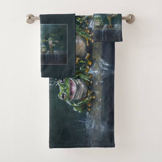 ""Mandatory Fun" Bath Towel Set (Insitu)