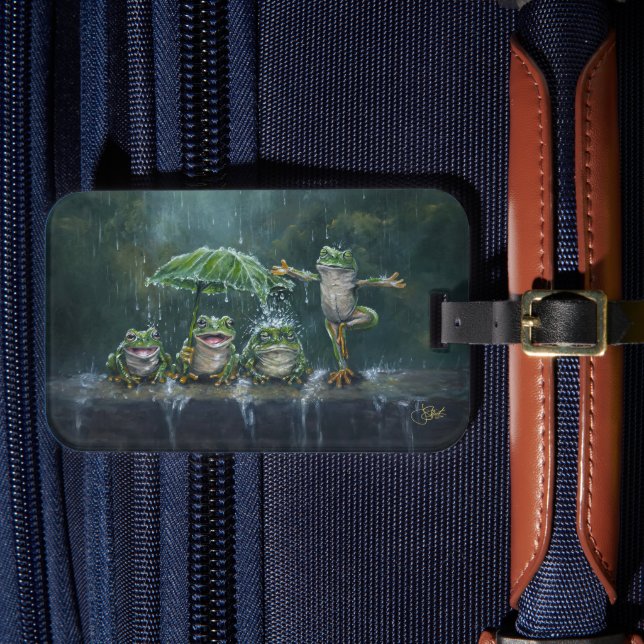 "Mandatory Fun" Luggage Tag (Front Insitu 4)